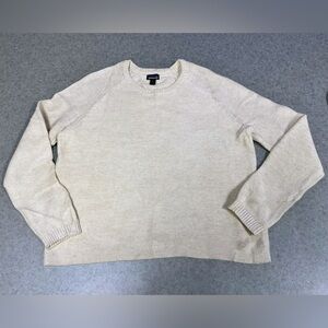 Patagonia Long-Sleeved Organic Cotton Spring Sweater Off White—Medium Women’s